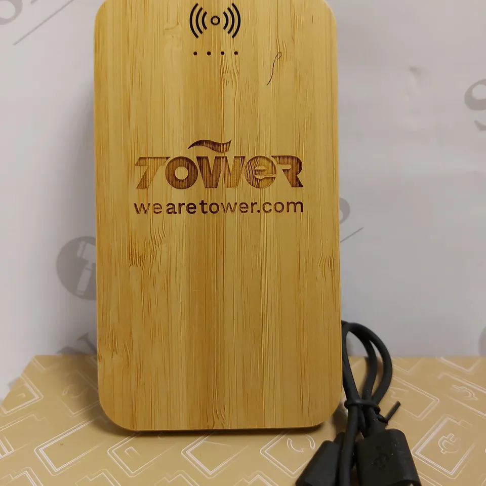 PF CONCEPT AVENUE BAMBOO AND FABRIC POWER BANK - 6000 MAH