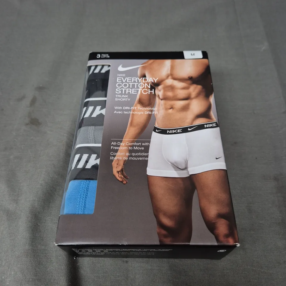 BOXED NIKE EVERYDAY 3PACK BOXER SIZE M