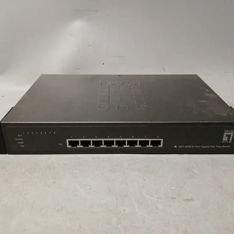 LEVEL ONE GEP-0822 8 PORT GIGABIT POE PLUS SWITCH 