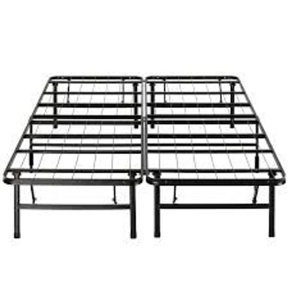 BOXED BUCHMAN SMARTBASE METAL PLATFORM BED WITH UNDER-BED STORAGE - SINGLE (1 BOX)