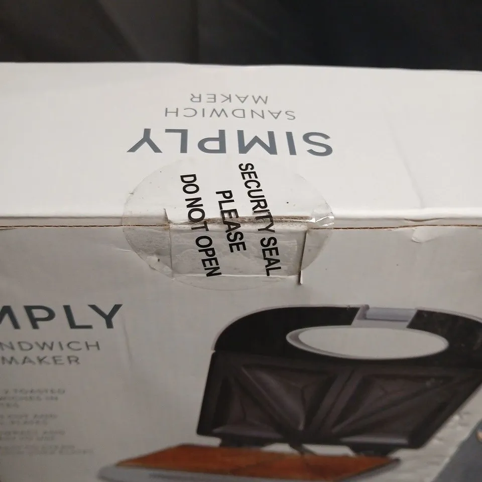 SIMPLY SANDWICH MAKER – BOXED