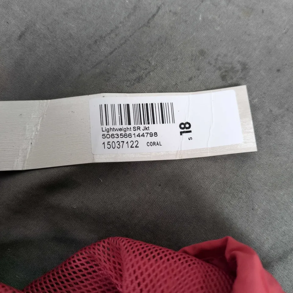 ROMAN CORAL LIGHTWEIGHT HOODED JACKET – WOMEN’S, DRAWCORDS & POCKETS SIZE 18