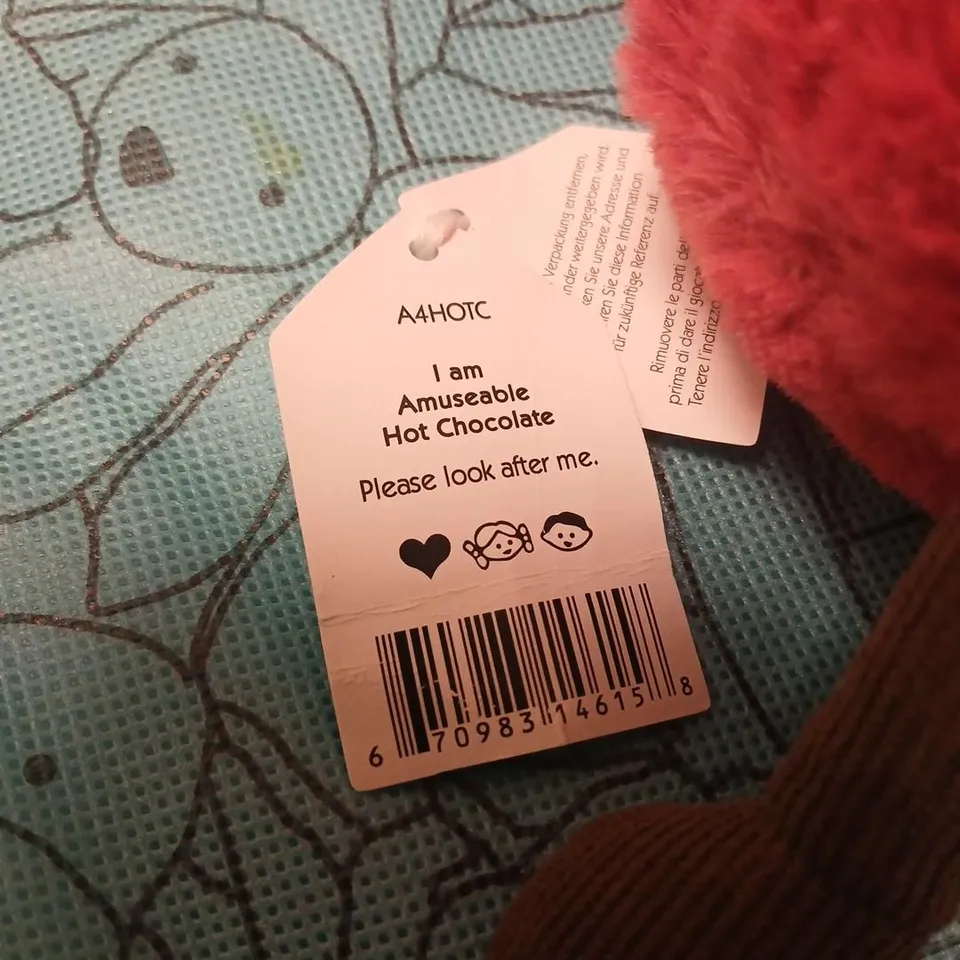 JELLYCAT AMUSEABLE HOT CHOCOLATE PLUSH TOY