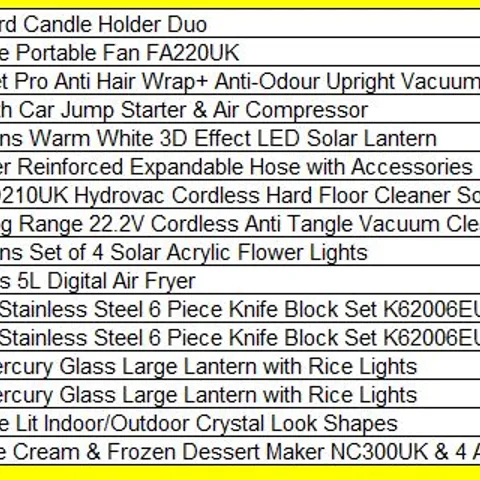 PALLET OF APPROXIMATELY 16 ASSORTED HOUSEHOLD AND GARDEN PRODUCTS TO INCLUDE;