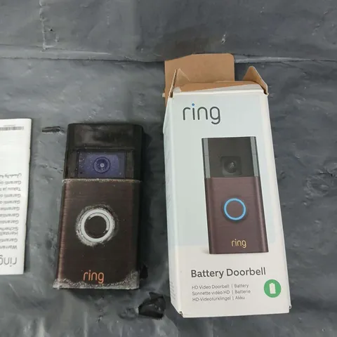 RING BATTERY DOORBELL 