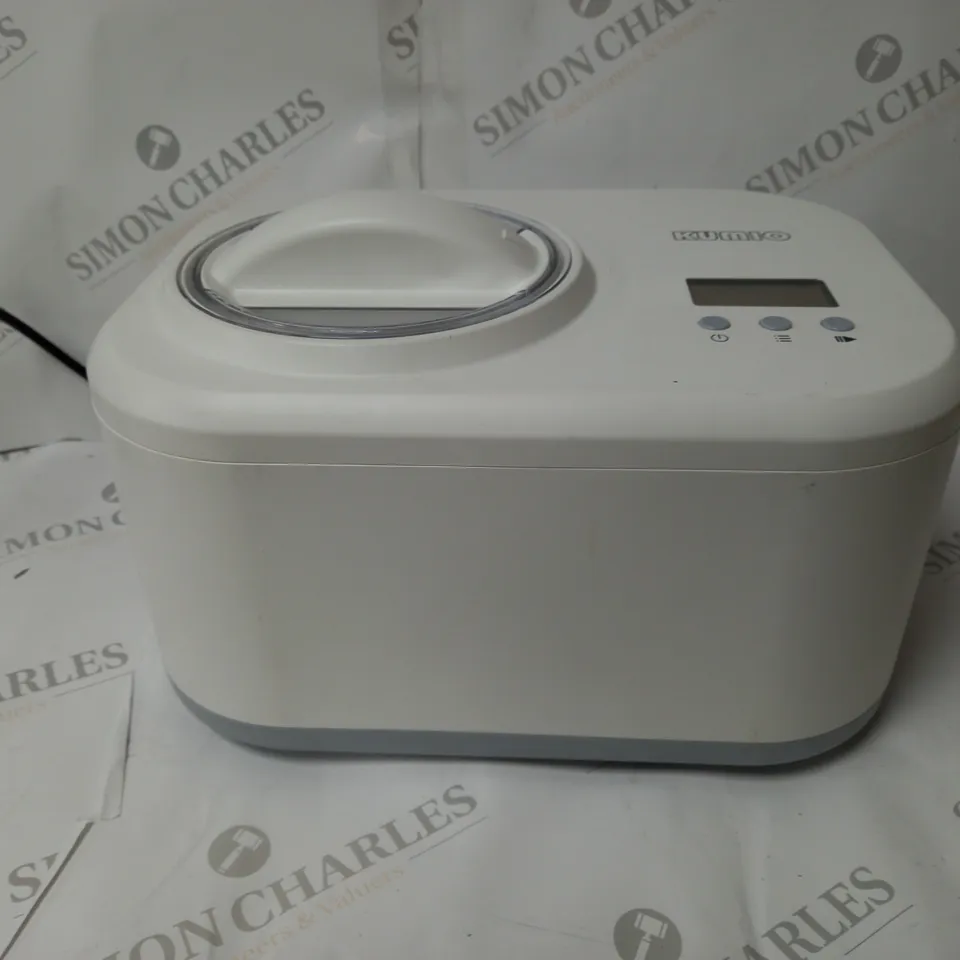 BOXED KUMIO ICE-1032Y ICE-CREAM MAKER 