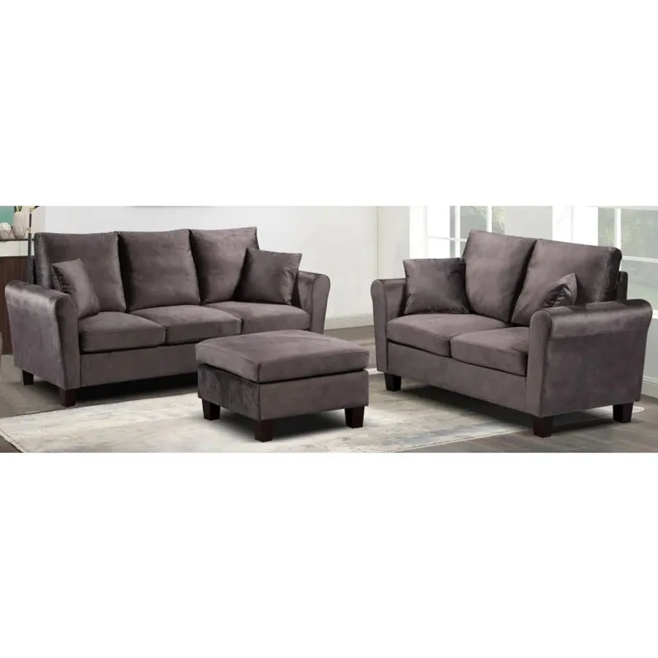 BOXED ALAMEA 3 SEATER SOFA - MILK (2 BOXES)