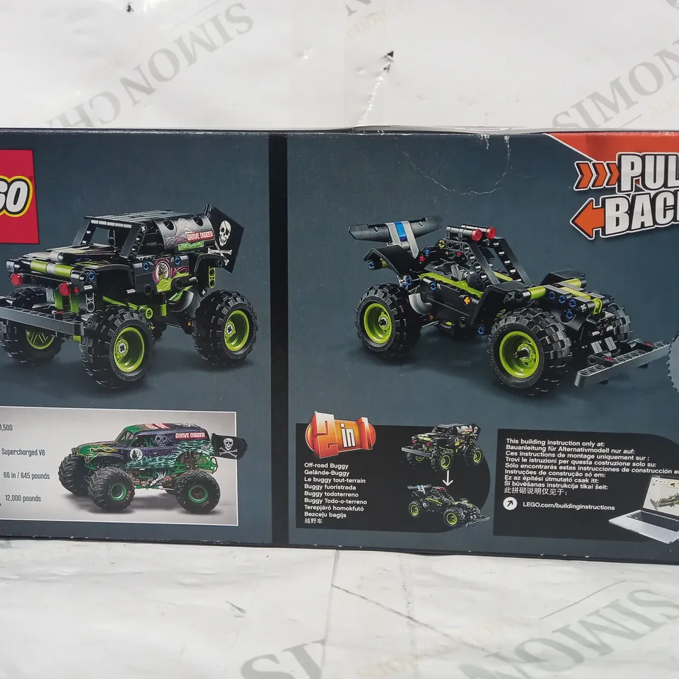 LEGO TECHNIC 42118 2-IN-1 MONSTER JAM GRAVE DIGGER