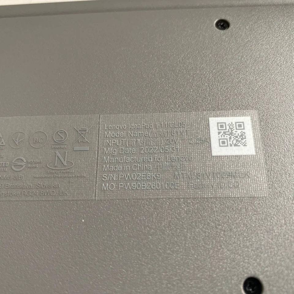 BOXED LENOVO IDEAPAD LAPTOP 