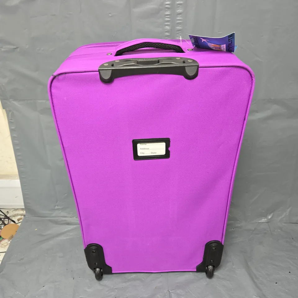 UNBOXED STARLIGHT XL SUITCASE IN PURPLE - COLLECTION ONLY 