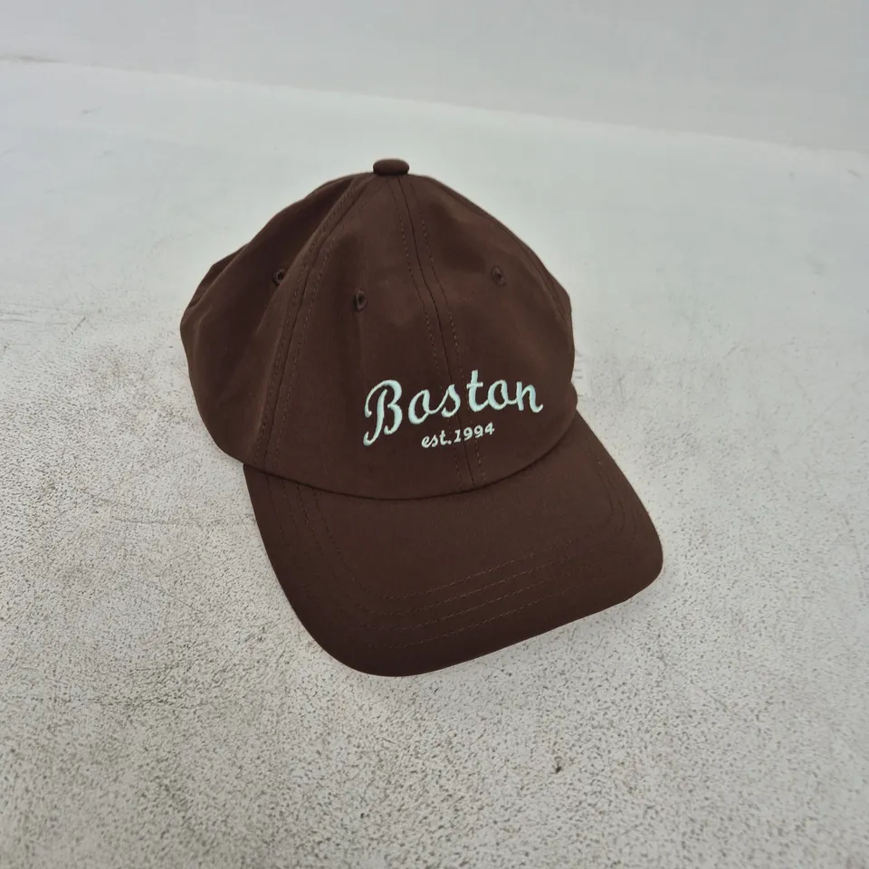 STRADIVARIUS CASUAL SPORT CAP – BROWN, SIZE M (UK M)