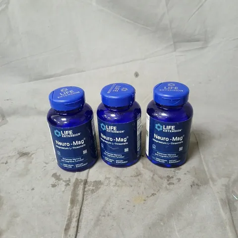 3 X LIFE EXTENSION NEURO - MAG 90 CAPSULES