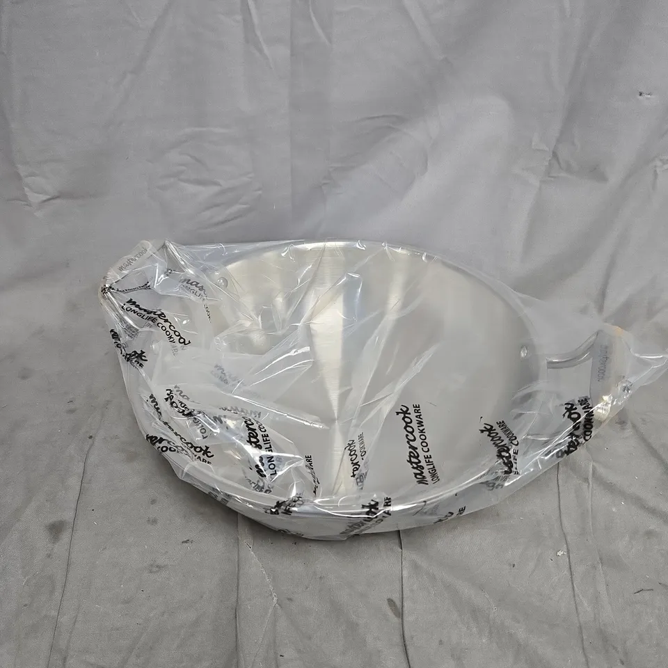 MASTERCOOK LONGLIFE COOKWARE KADAI PAN WITH GLASS LID