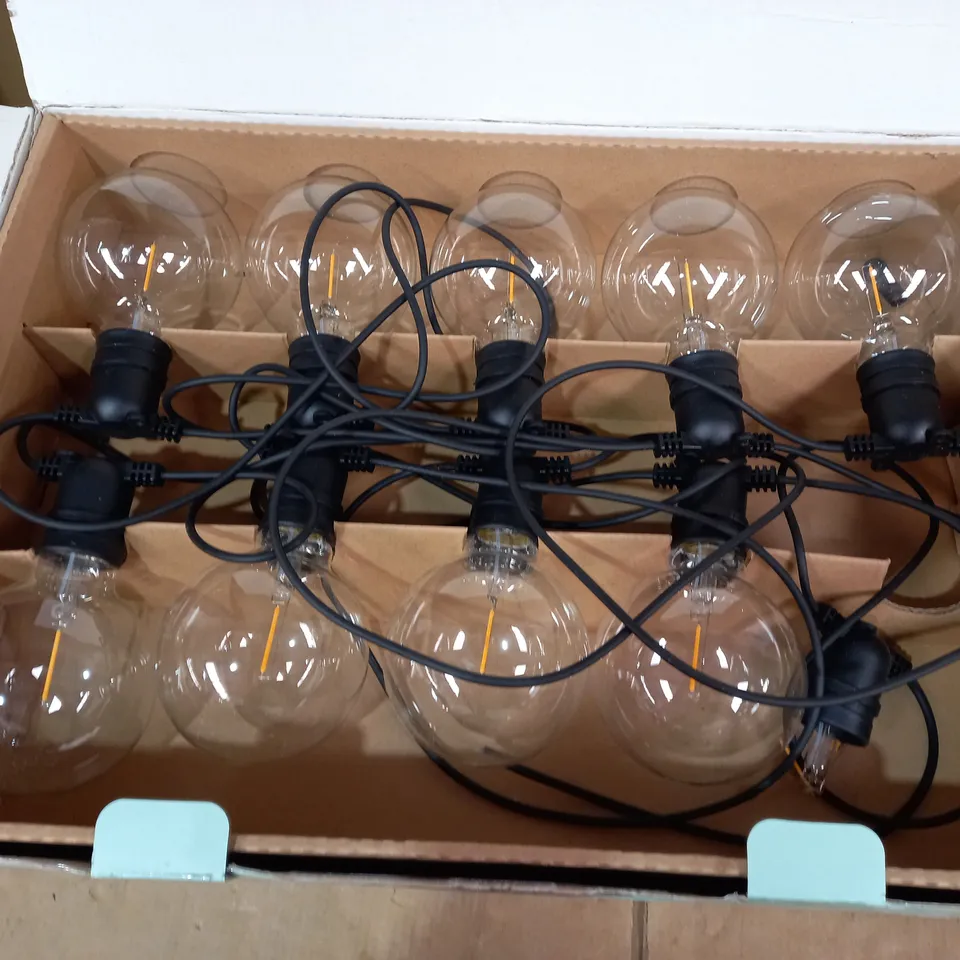 JOHN LEWIS FESTOON 20 LIGHT LED OUTDOOR LINE LIGHT 