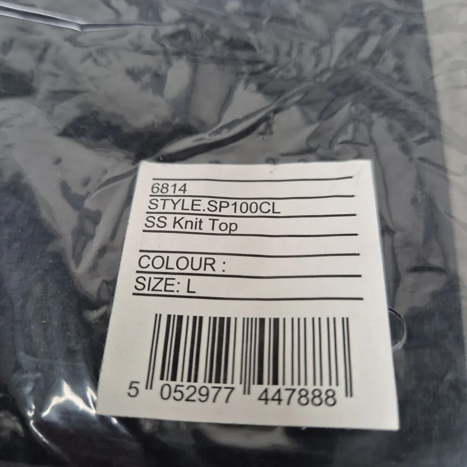 LYLE & SCOTT SS KNIT TOP – SIZE L (STYLE SP100CL)