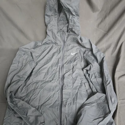 NIKE RUNNING HOODED JACKET IN GREY - MEDIUM