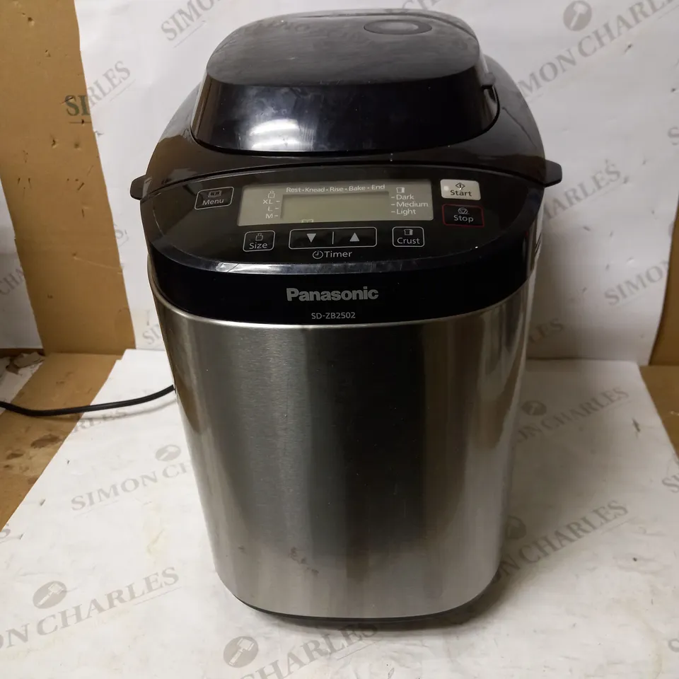 PANASONIC BLACK/SILVER AUTOMATIC BREAD MAKER