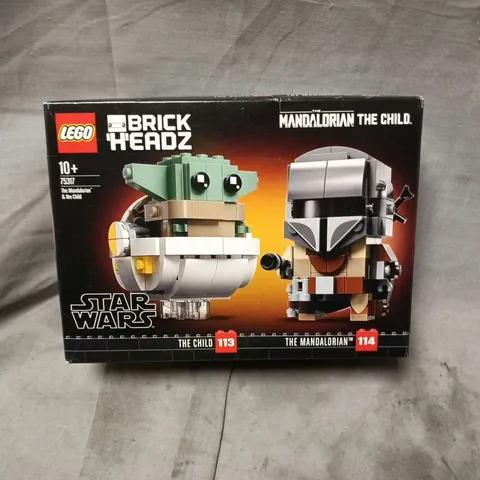 LEGO BRICKHEADZ 75317 THE MANDALORIAN & THE CHILD – BOXED