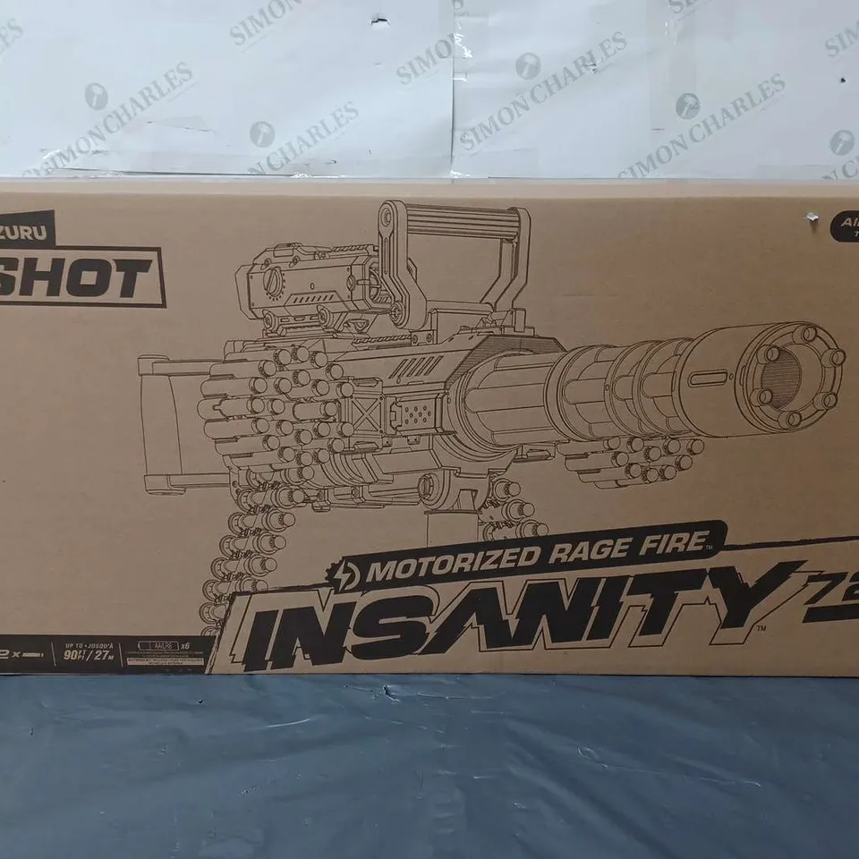 BOXED ZURU XSHOT MOTORISED RAGE FIRE INSANITY