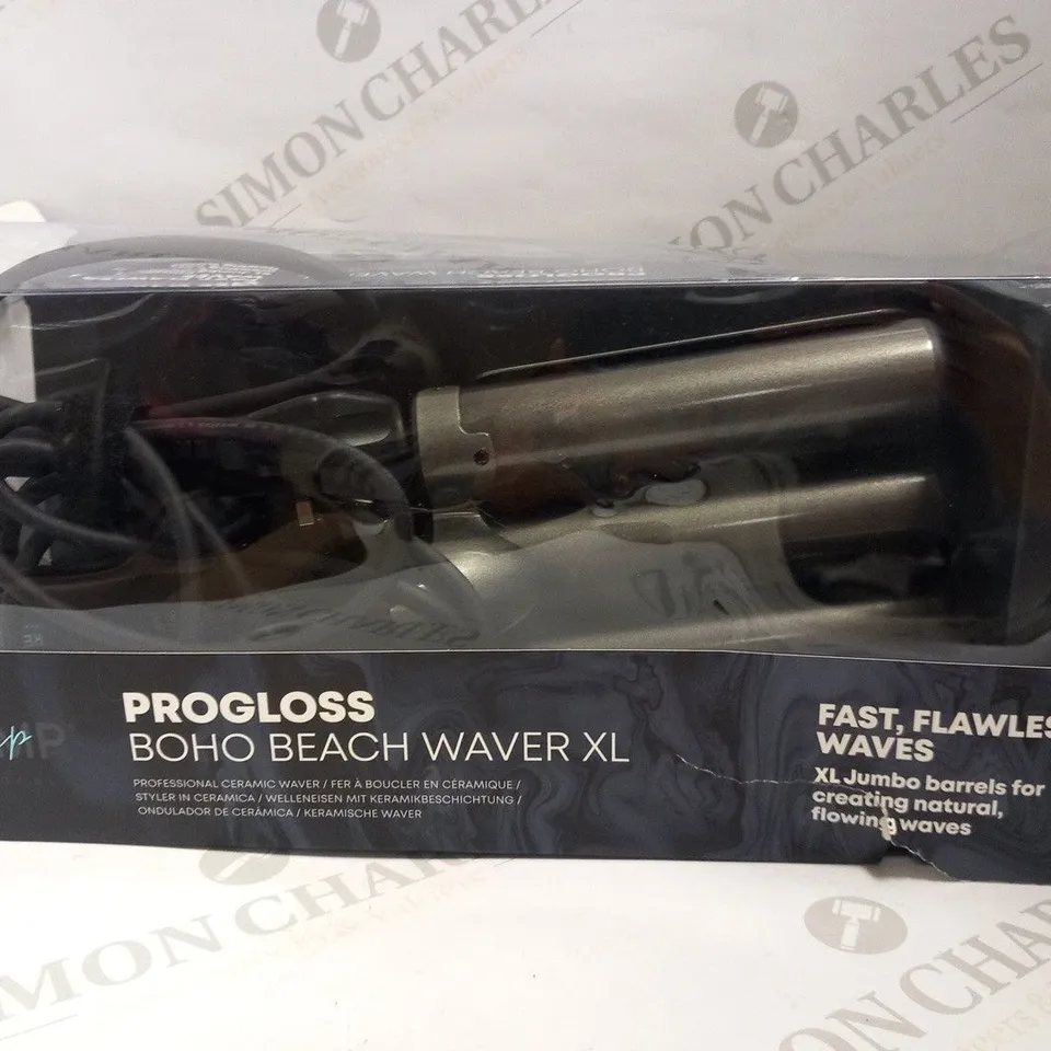 BOXED REVAMP PROFESSIONAL PROGLOSS BOHO BEACH WAVER XL
