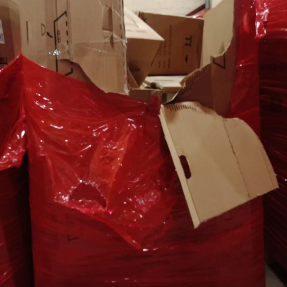 PALLET OF ASSORTED HOUSEHOLD GOODS AND PRODUCTS TO INCLUDE;TOWEL WARMER, VACUUM CLEANER,CHAIR MAT
