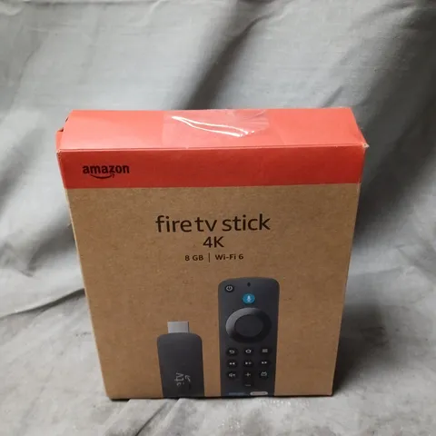 AMAZON FIRE TV STICK 4K WITH VOICE REMOTE – 8GB, WI‑FI 6, BOXED