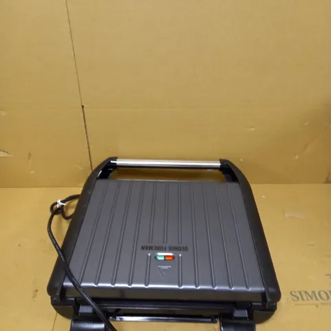 GEORGE FOREMAN LARGE GREY STEEL GRILL 25051