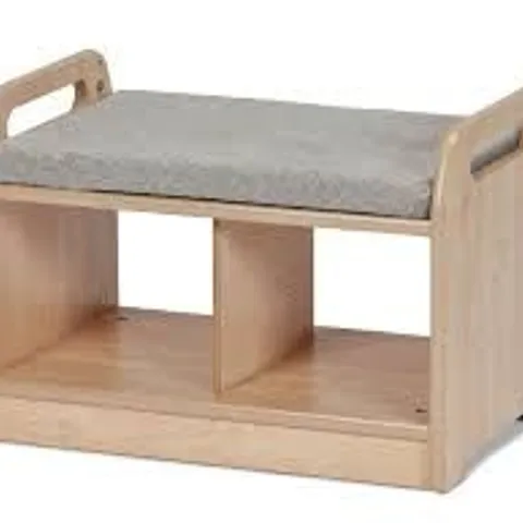 BOXED SMALL KIDS COMPACT LOW-LEVEL STORAGE BENCH (1 BOX)
