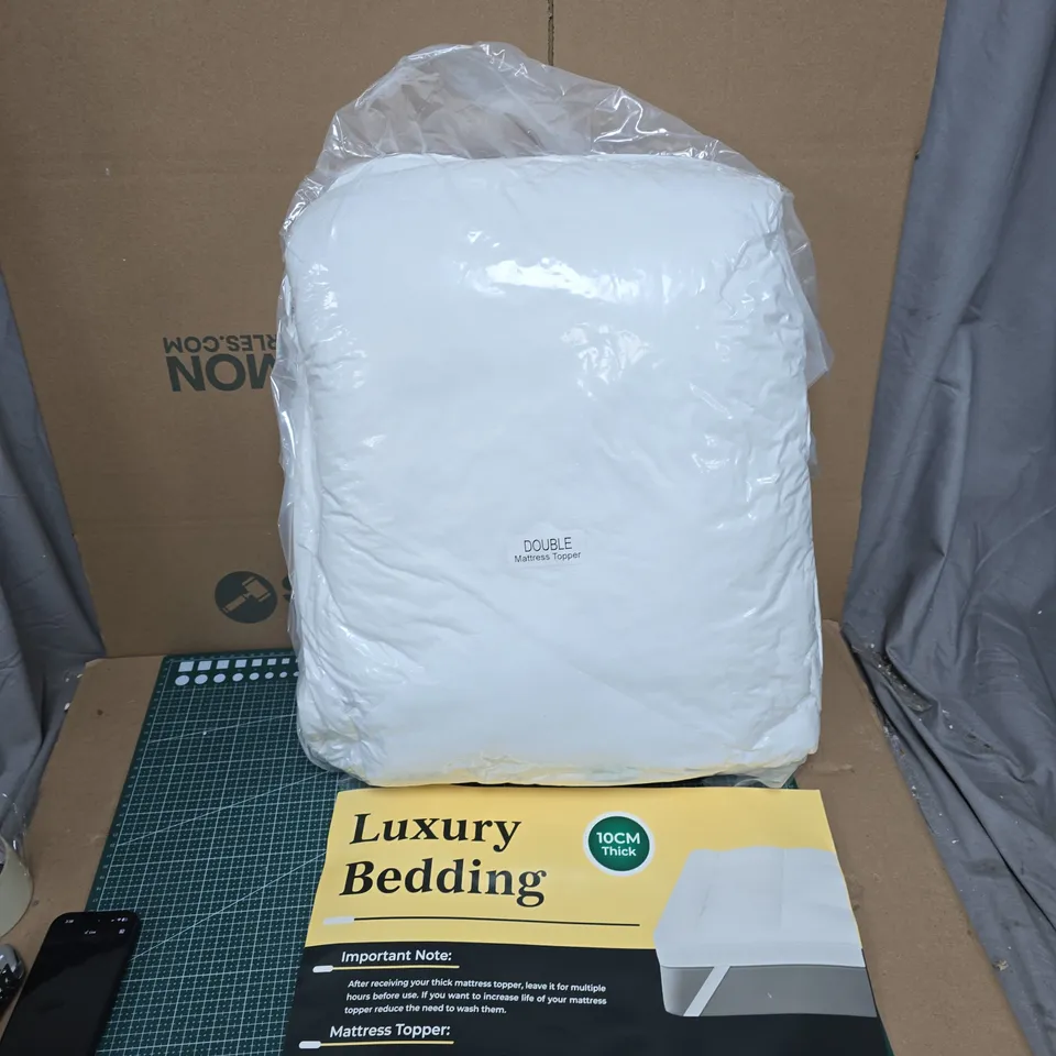 DOUBLE MATTRESS TOPPER – 10CM THICK