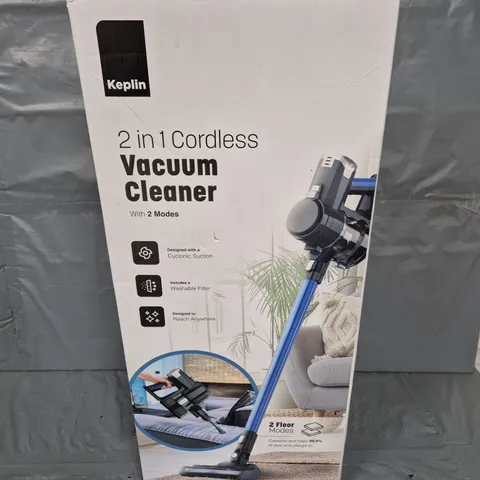 BOXED KEPLIN 2-IN-1 CORDLESS VACUUM CLEANER