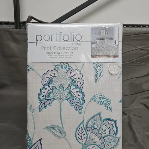 PORTFOLIO HOME SUPER KING DUVET SET