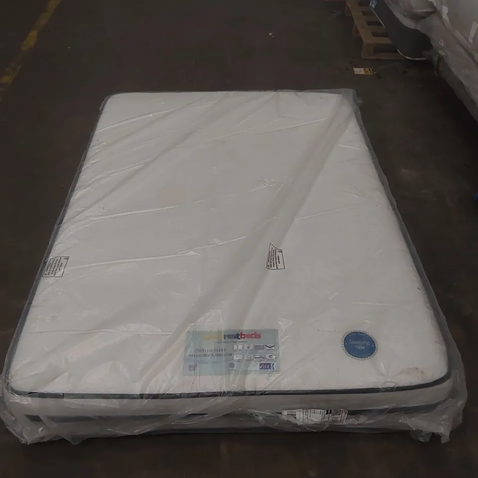 QUALITY BAGGED ORTHO SLEEP MEMORY AIRFLOW 4'6" DOUBLE MATTRESS 