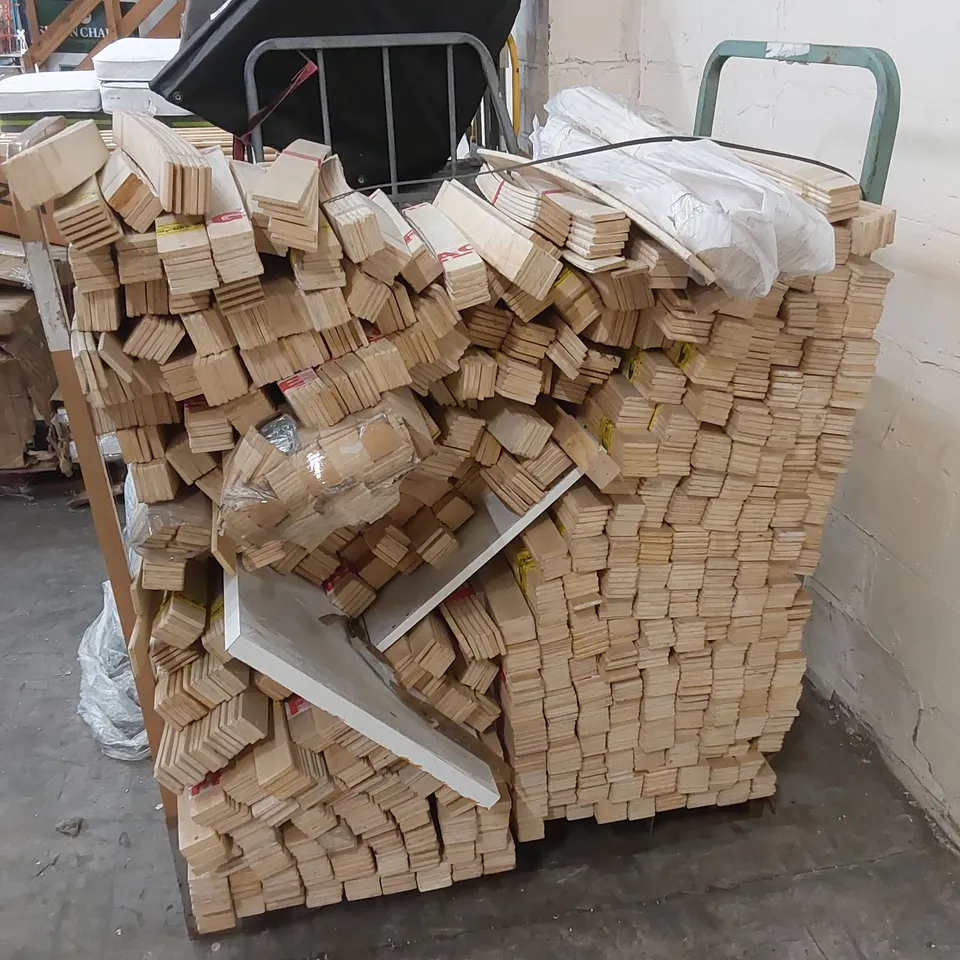 PALLET TO CONTAIN A LARGE ASSORTMENT OF BED SLATS