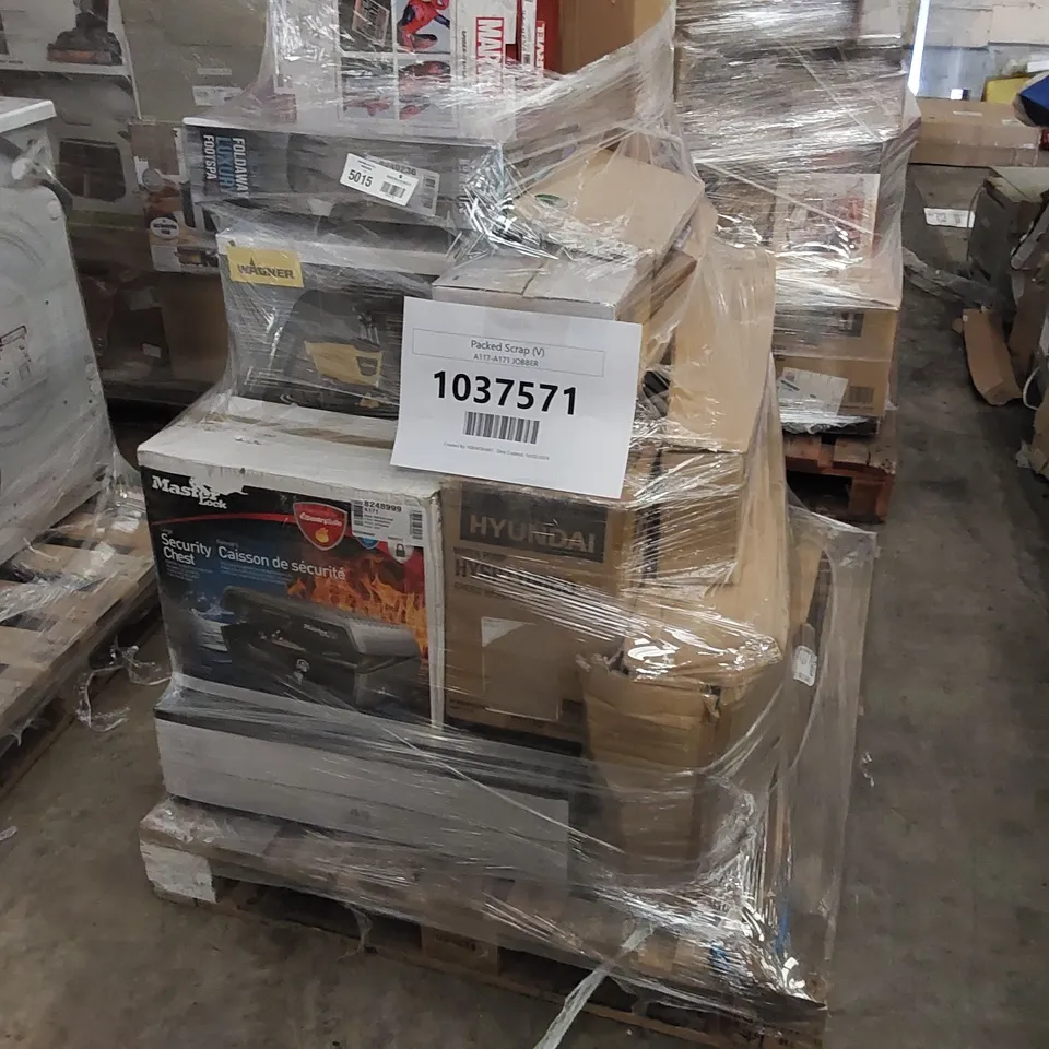 PALLET OF APPROXIMATELY 22 UNPROCESSED RAW RETURN HOUSEHOLD AND ELECTRICAL GOODS TO INCLUDE;