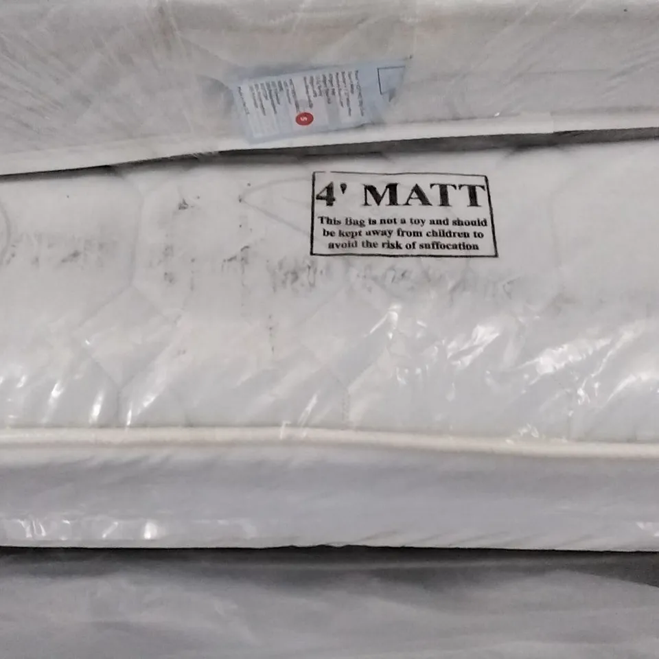 QUALITY BAGGED 4FT MATTRESS 