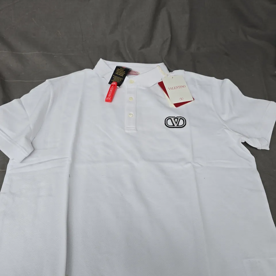 VALENTINO POLO SHIRT IN WHITE - XL