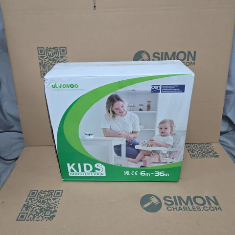 KIDS BOOSTER CHAIR (6M–36M) – BOXED UBRAVOO