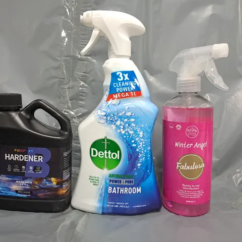 APPROXIMATELY 10 ASSORTED HOUSEHOLD ITEMS TO INCLUDE DISINFECTANT, DETTOL, ETC - COLLECTION ONLY