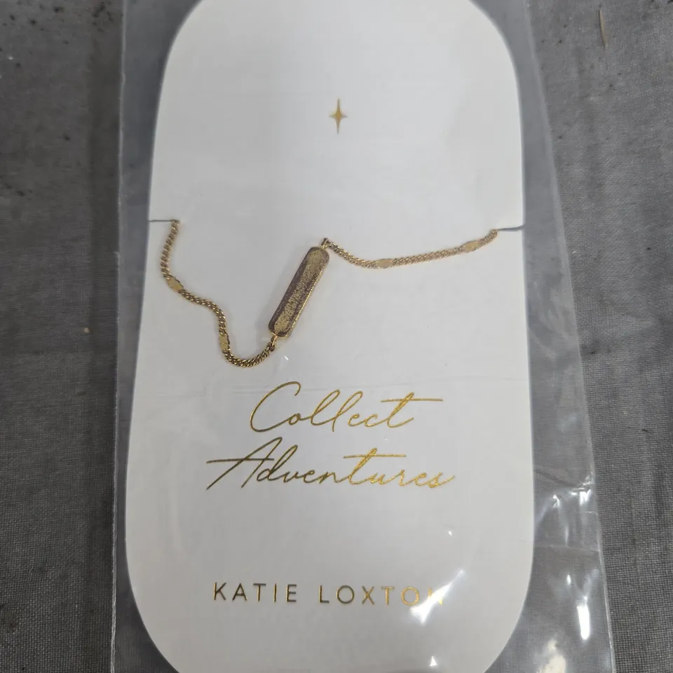 KATIE LOXTON COLLECT ADVENTURES WATERPROOF GOLD CHARM BRACELET