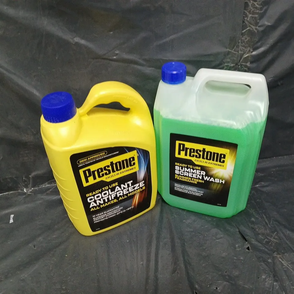 PRESTONE ANTIFREEZE AND SUMMER SCREEN WASH 
