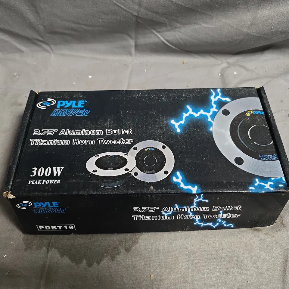 PYLE DRIVER 3.75" ALUMINIUM BULLET TITANIUM HORN TWEETER – PAIR