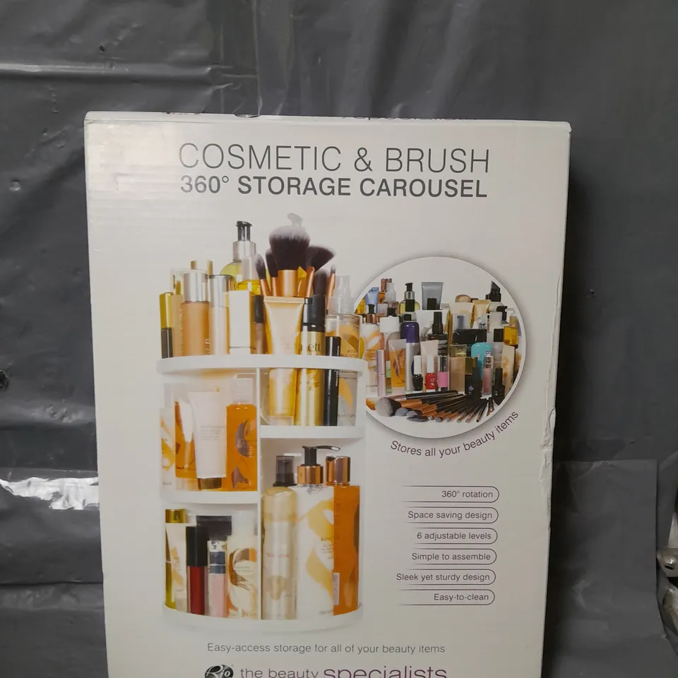 COSMETIC & BRUSH 360 STORAGE CAROUSEL 