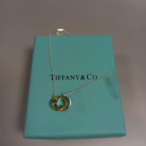 BOXED TIFFANY & CO INTERTWINED CIRCLES NECKLACE