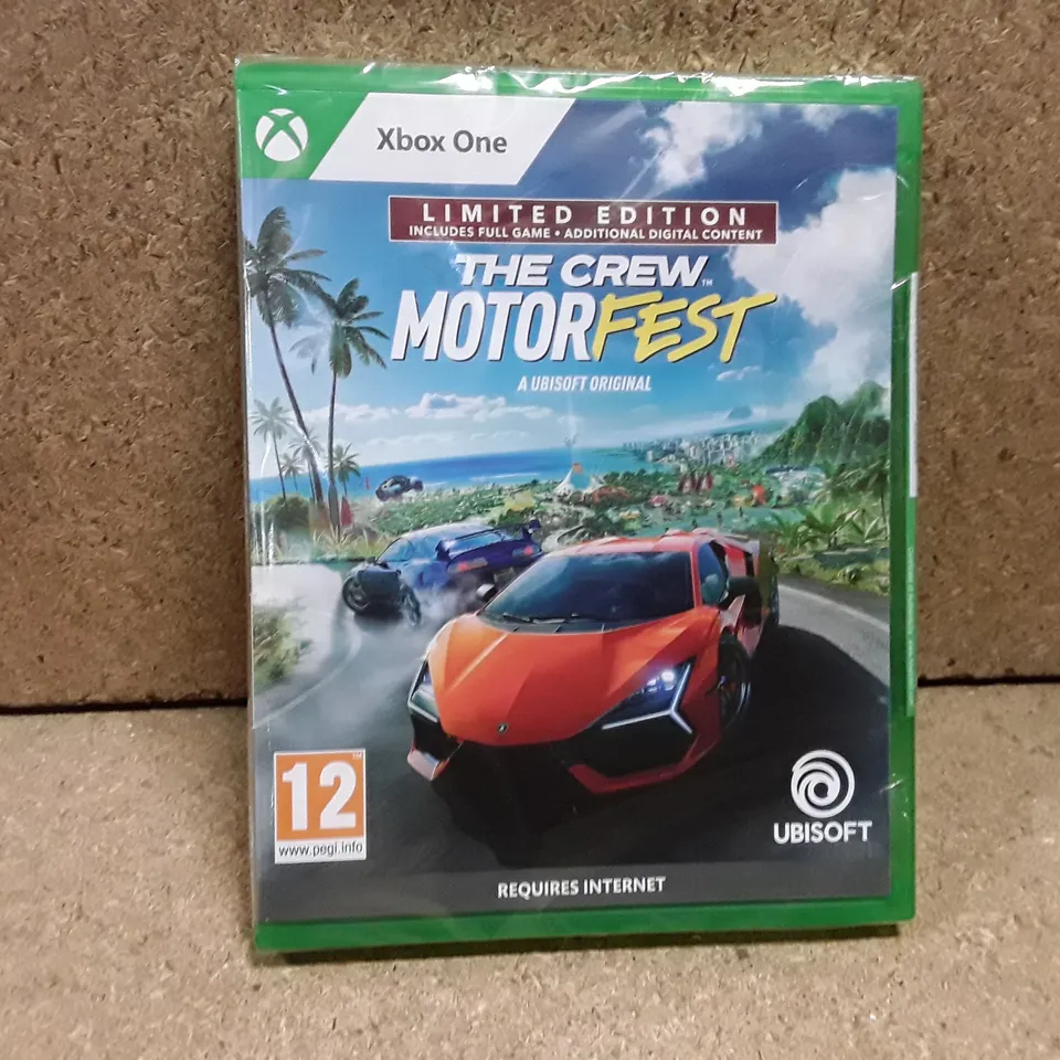 XBOX ONE LIMITED EDITION THE CREW MOTOR FEST GAME 