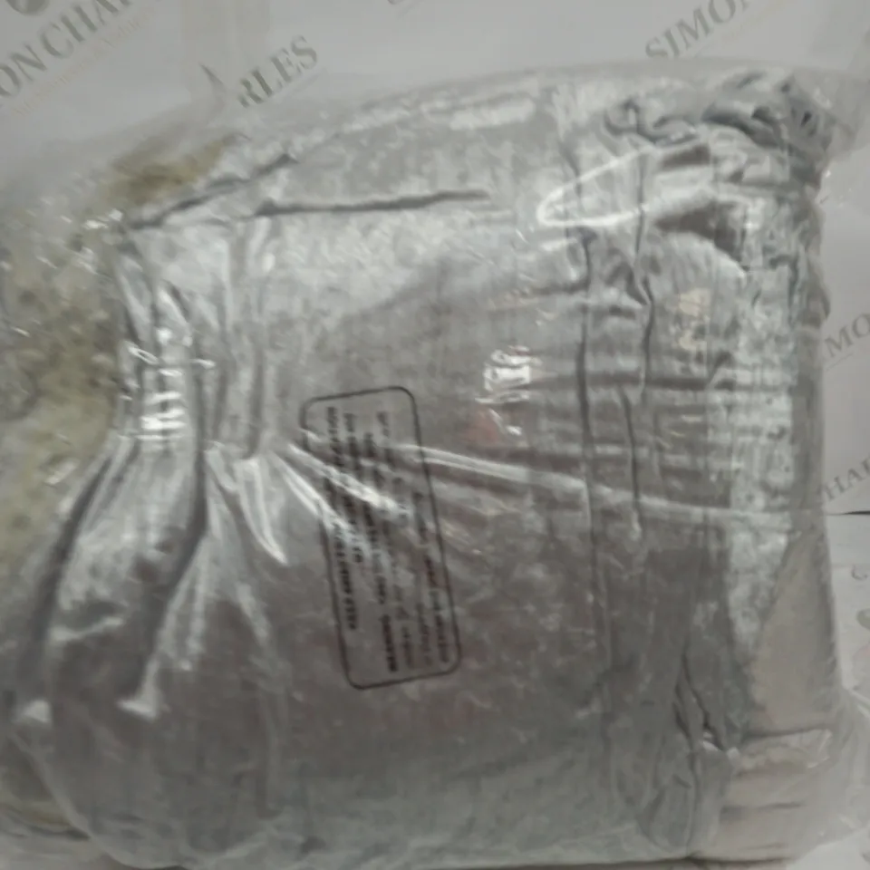 OUTLET COZEE HOME CRINKLE CRUSHED VELVET 4 PC DUVET SET - DOUBLE