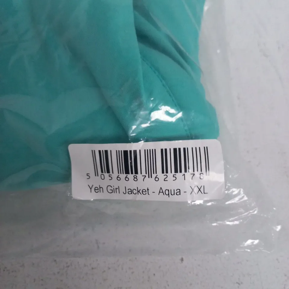 OOSC YEH GIRL JACKET - AQUA - XXL