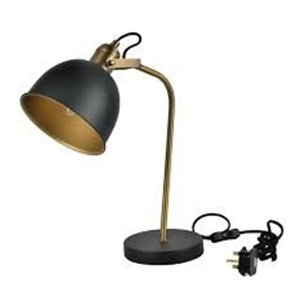 BOXED 45cm INDUSTRIAL DESK LAMP (1 BOX)