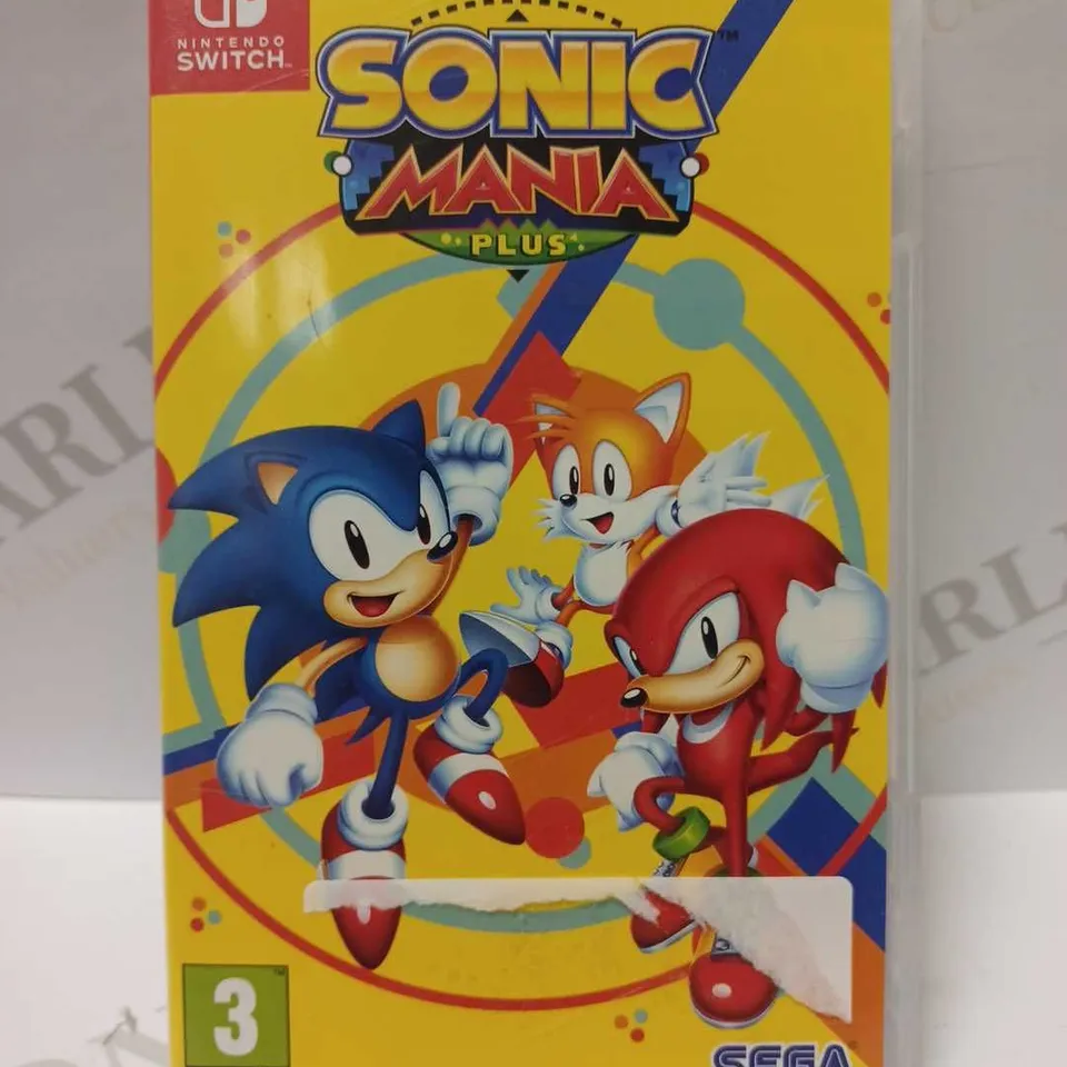 NINTENDO SWITCH SONIC MANIA PLUS
