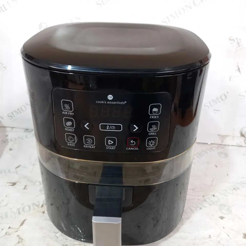 COOK'S ESSENTIALS 4.0L AIR FRYER - BLACK