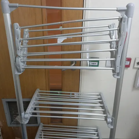 OUTLET ORGANISED OPTIONS 3 TIER HEATED AIRER WITH 21M DRYING SPACE - COLLECTION ONLY